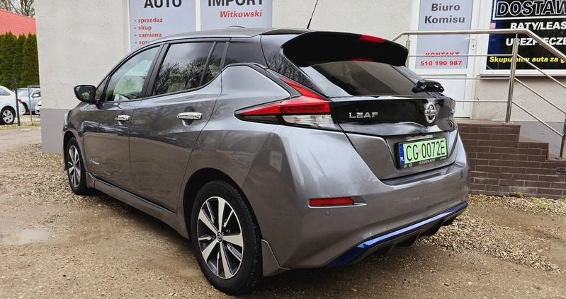 Nissan Leaf cena 72990 przebieg: 48000, rok produkcji 2018 z Nowe Miasto Lubawskie małe 254